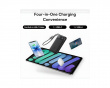 EnerFill FC11 Powerbank mit Digitalanzeigen und Dualkabel 22,5W 10000mAh - Cosmic Black