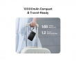 EnerFill FC11 Powerbank mit Digitalanzeigen und Dualkabel 22,5W 10000mAh - Cosmic Black