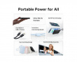 EnerFill FC11 Powerbank mit Digitalanzeigen und Dualkabel 22,5W 10000mAh - Cosmic Black