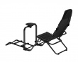 FLEX Klappbares Racing-Simulator-Cockpit - Schwarz