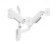 Heavy-Duty Wandhalterung für 2 Monitore - Weiß