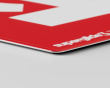 Glas-Mauspad v3 XLE - Type-S - Rot