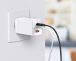 GaN5 Pro Schnellladegerät 2C+U 65W - Weiß