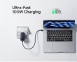 PicoGo AE11 Schnellladegerät 2C+U 100W - Schwarz