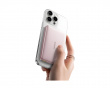 PicoGo AM41 Ultraschlanke Qi2 Magnetische Powerbank 27W 10000mAh - Pink