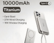 PicoGo AM41 Ultraschlanke Qi2 Magnetische Powerbank 27W 10000mAh - Titan