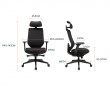 Helix Ergonomischer Bürostuhl - Schwarz