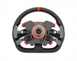 GT1 D-förmiges Lenkrad (Leder) + GT Pro Hub (K)