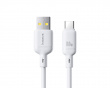 Silky Series Schnellladekabel USB auf Type-C 100W - 1m - Weiß