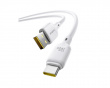Silky Series Schnellladekabel USB auf Type-C 100W - 1m - Weiß