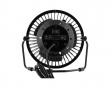 Gaming USB Tischventilator mit Uhr