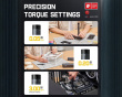 E1 Max 3.7V Elektrisches 50-in-1 Schraubendreher-Set - Grau
