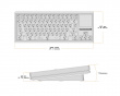 Mass80 Barebone ISO/ANSI WK - Anodized Silver