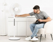 Standventilator Greco 16 CR Elegance 40cm - Weiß 
