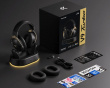 V9Turbo Wireless Headset - Schwarz Gold