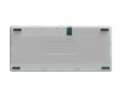Retro Mechanical Keyboard - Kabellose Tastatur ANSI - Clear Blue