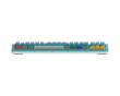Retro Mechanical Keyboard - Kabellose Tastatur ANSI - Clear Blue