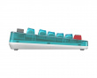 Retro Mechanical Keyboard - Kabellose Tastatur ANSI - Clear Blue