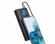 Amblight 30000mAh Powerbank, 4xUSB, USB-C, 65W - Schwarz