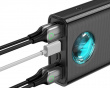 Amblight 30000mAh Powerbank, 4xUSB, USB-C, 65W - Schwarz