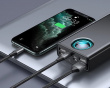 Amblight 30000mAh Powerbank, 4xUSB, USB-C, 65W - Schwarz