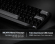 SF60 HE Gaming Tastatur ANSI - Starry Silver [WS Poseidon]