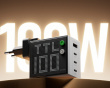 Pixel 100W USB-C & USB-A Ladegerät - Grau