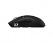 PRO X3 Superstrike Kabellose Gaming-Maus - Midnight Black