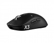 PRO X3 Superstrike Kabellose Gaming-Maus - Midnight Black