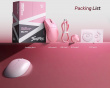 V6S Kabellose Gaming-Maus - Pink