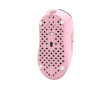 Huan Stainless Magnesium Alloy Kabellose Gaming-Maus - Blau/Rosa