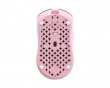 Huan Stainless Magnesium Alloy Kabellose Gaming-Maus - Blau/Rosa