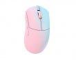 Huan M Magnesium Kabellose Gaming-Maus - Blau/Pink
