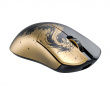 Huan M x Xi'an Museum Magnesium Kabellose Gaming-Maus - Schwarz/Gold - Limited Edition
