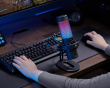 VOXARA USB Gaming-Kondensatormikrofon RGB - Schwarz