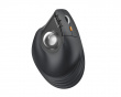 EM05 NL Vertikale Kabellose Trackball-Maus - Schwarz/Grau