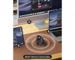 EM05 NL Vertikale Kabellose Trackball-Maus - Schwarz/Rot