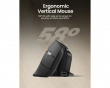 EM11 Pro Ergonomische Vertikale Maus - Schwarz