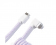Coiled Aviator Kabel Angled 8K -Helllila
