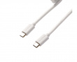 Coiled Aviator Kabel Straight 8K - Weiß