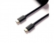 Coiled Aviator Kabel Straight 8K - Schwarz
