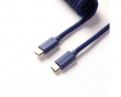 Coiled Aviator Kabel Straight 8K - Blau