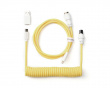 Coiled Aviator Kabel Straight 8K - Gelb