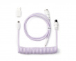 Coiled Aviator Kabel Straight 8K -Helllila