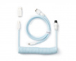 Coiled Aviator Kabel Straight 8K - Hellblau