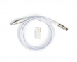 Double-Sleeved Geek Kabel 8K - Weiß