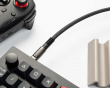 Double-Sleeved Geek Kabel 8K - Schwarz