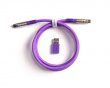 Double-Sleeved Geek Kabel 8K - Lila