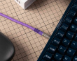 Double-Sleeved Geek Kabel 8K - Lila