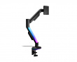 Alzare RGB - Monitorarm mit Gasdruckfeder Schwarz